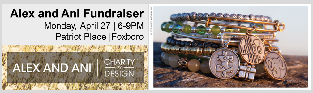 PTO Fundraiser at Alex and Ani on Monday, April 27