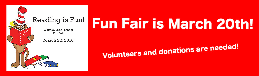 Fun Fair is coming and volunteers and donations are needed!