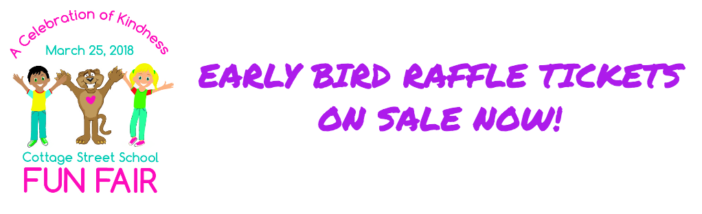 Early Bird Raffle Tickets on sale now!