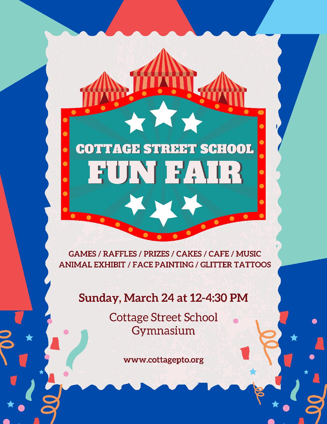Come to Fun Fair on March 24th!